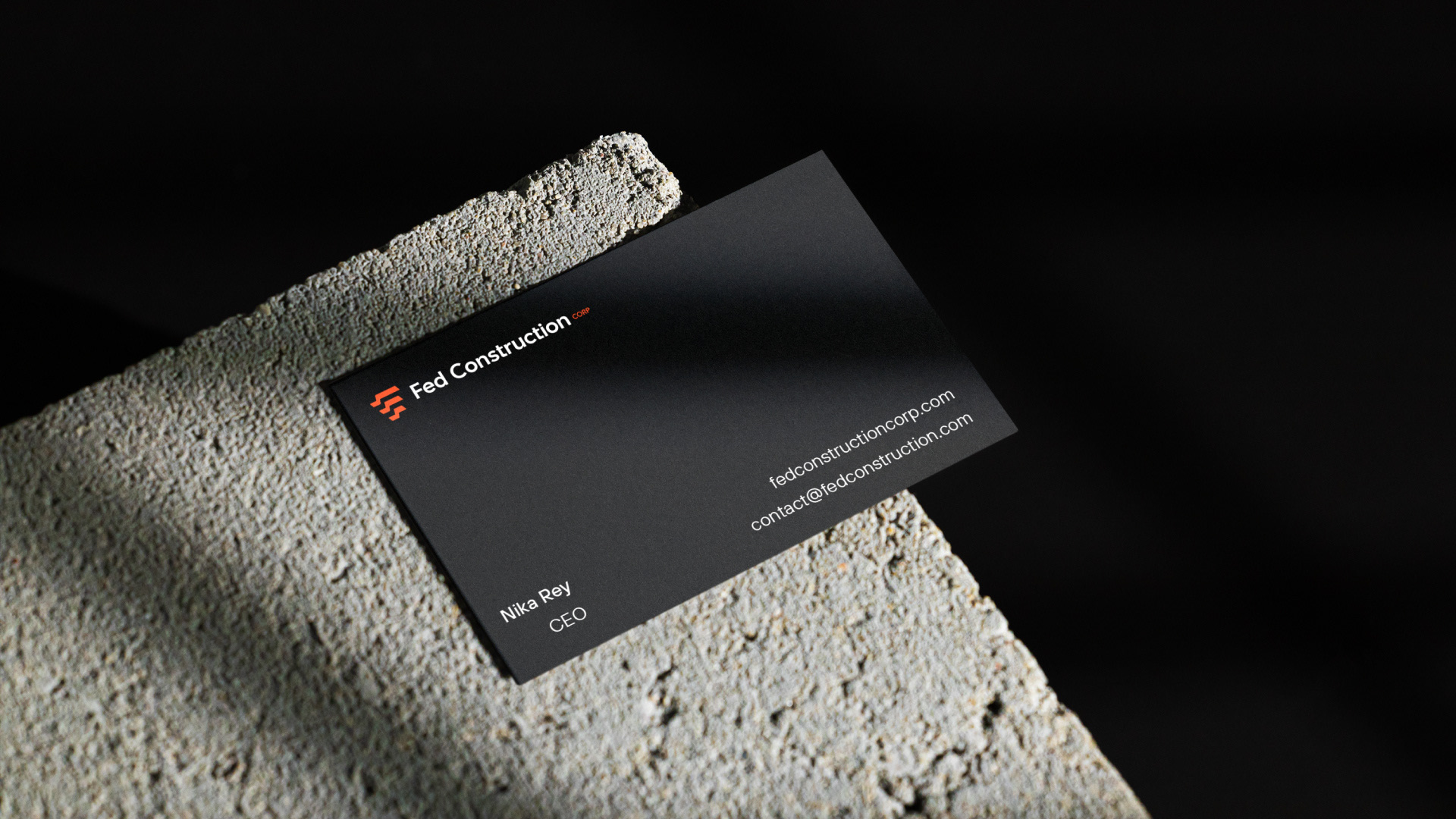 FED Construction Corp identity system